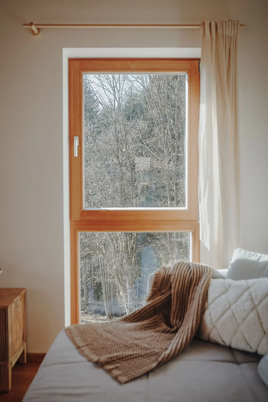 Blick aus dem Wohnzimmer